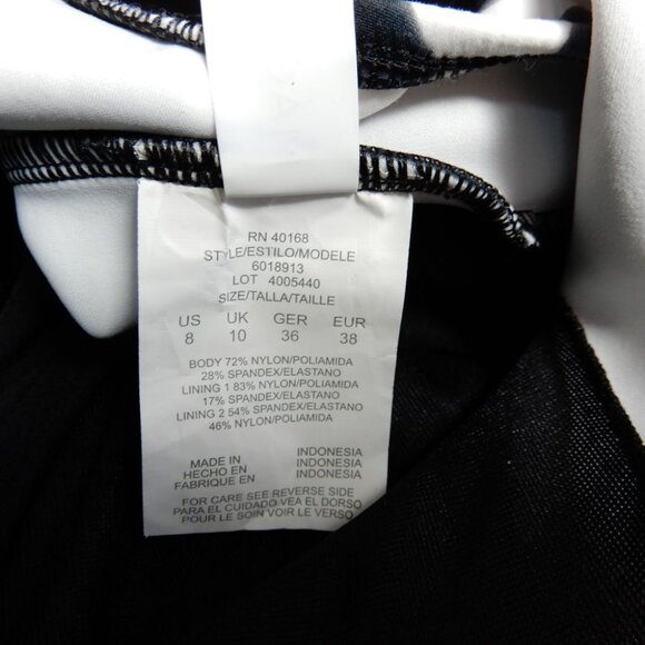 MAGICSUIT Dream State Coco One Piece SWIMSUIT Size 8 Black White Scuba NEW $204 - Picture 6 of 9